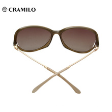 Marca moda nuevo estilo Italia diseño cobre marco gafas de sol